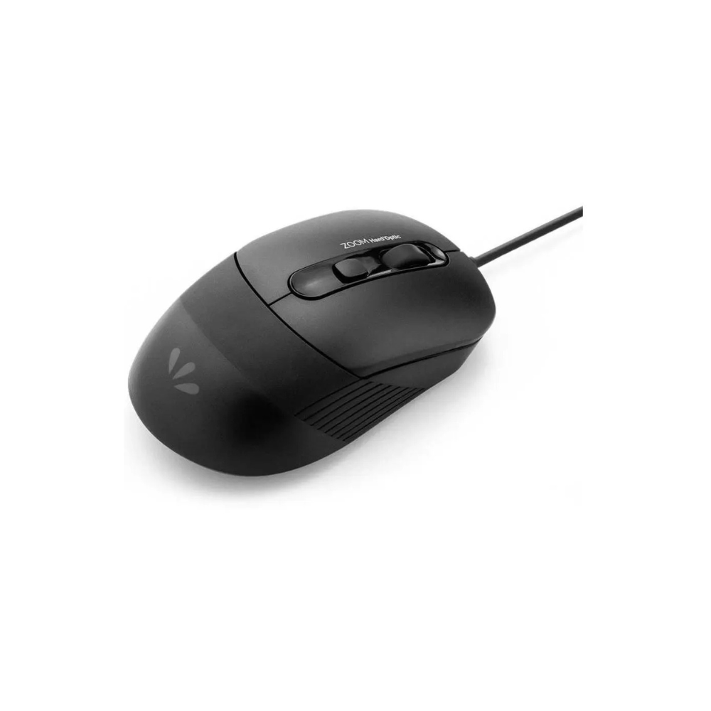 Kit Teclado e Mouse Zoom Industry USB Preto com Layout ABNT2