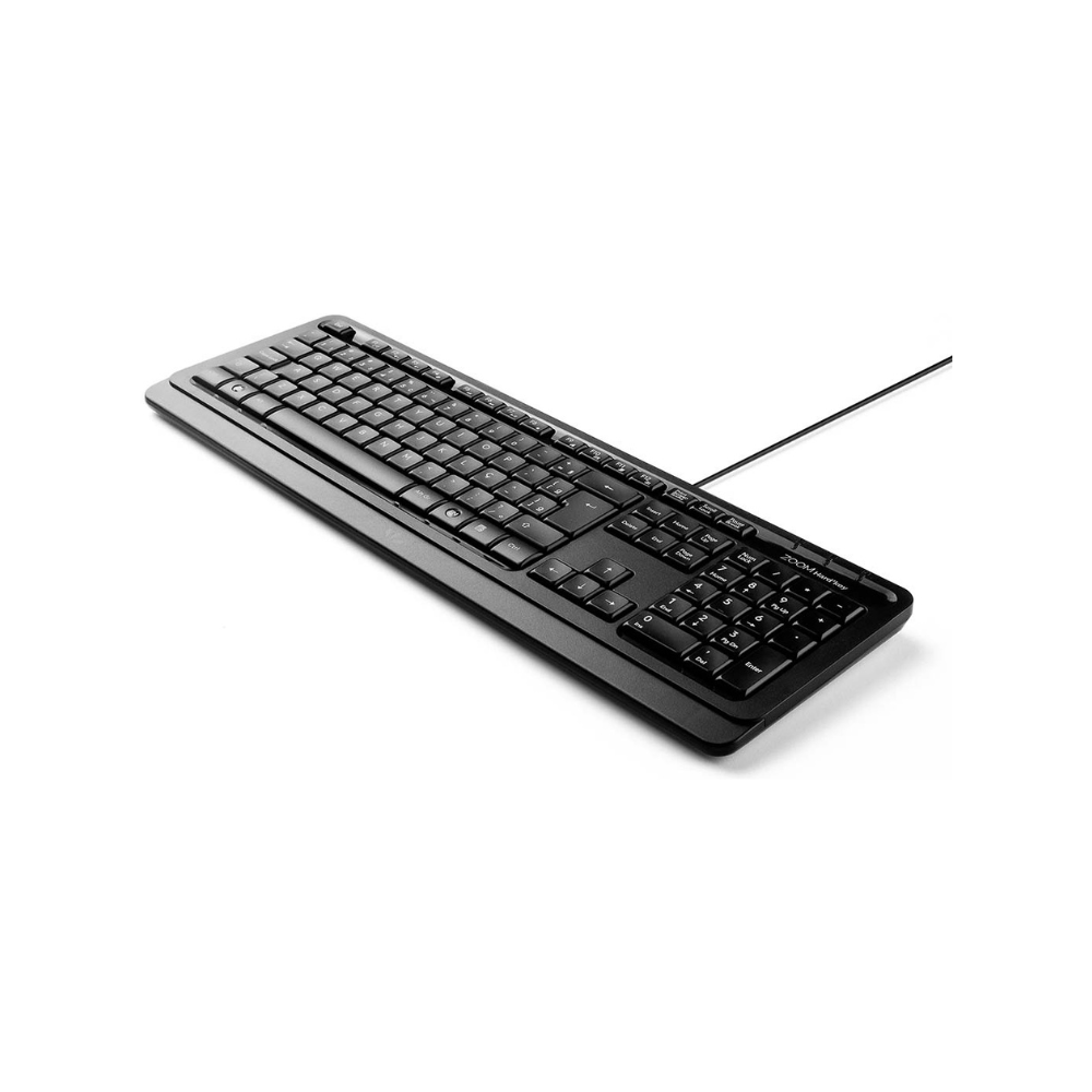 Kit Teclado e Mouse Zoom Industry USB Preto com Layout ABNT2