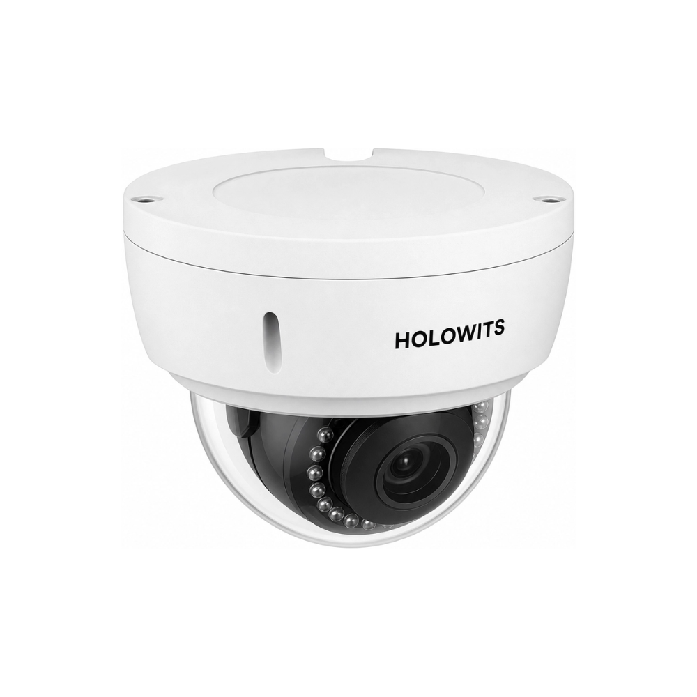 Câmera Dome Holowits HWT-E3050-00-I-P 5MP IR, Monitoramento Residencial e Comercial