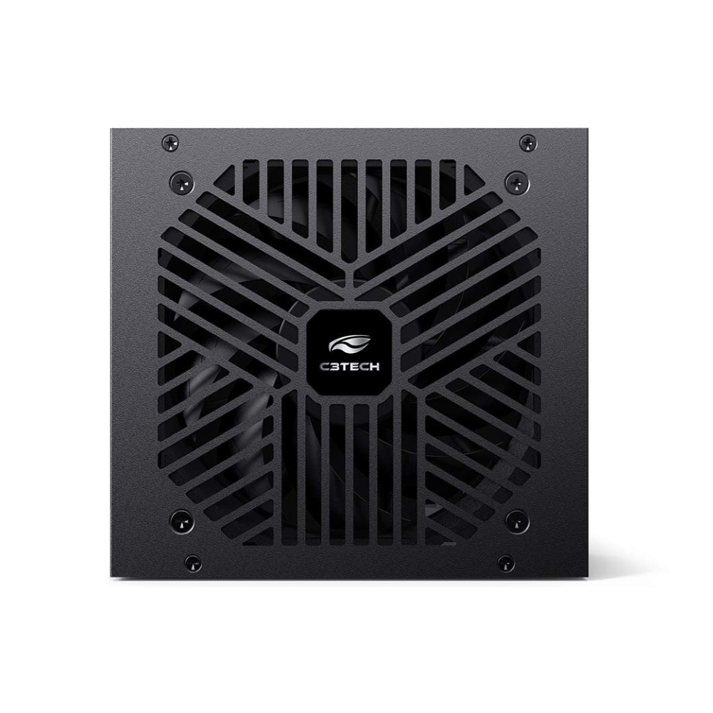 Fonte ATX 500W Real C3Tech PS-500BK Bivolt com PCIe e 4 Conectores SATA