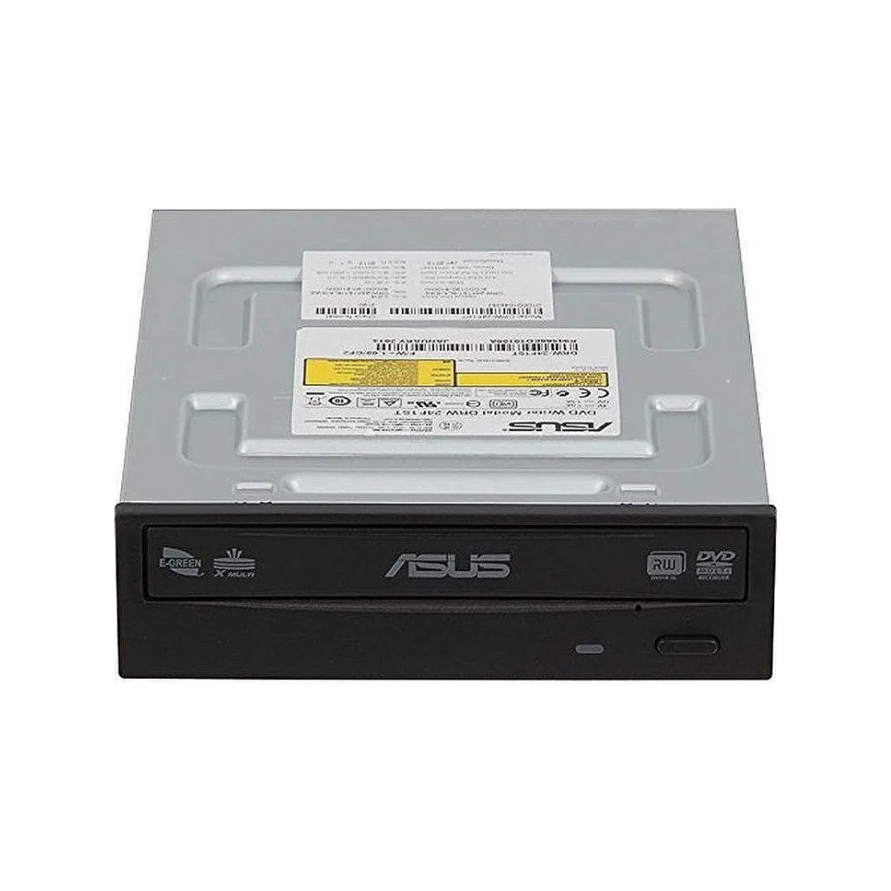 Leitor e Gravador de DVD ASUS DRW-24F1MT 24X SATA Interno Preto para Desktop