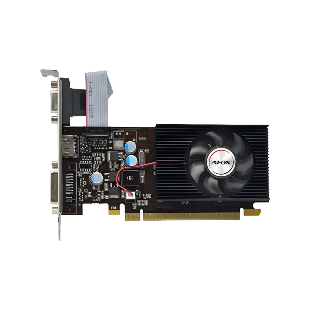 Placa de Vídeo Afox GeForce GT210 1GB DDR3 64 Bits PCI Express HDMI VGA DVI