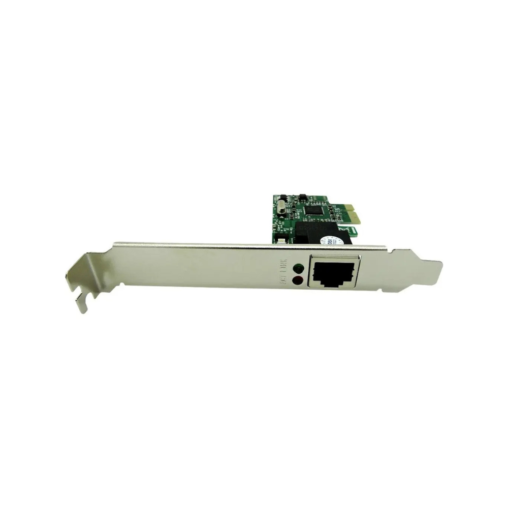 Placa de Rede Gigabit PCI Express DEX DP-02 10/100/1000Mbps RJ45 PCI-E para Desktop
