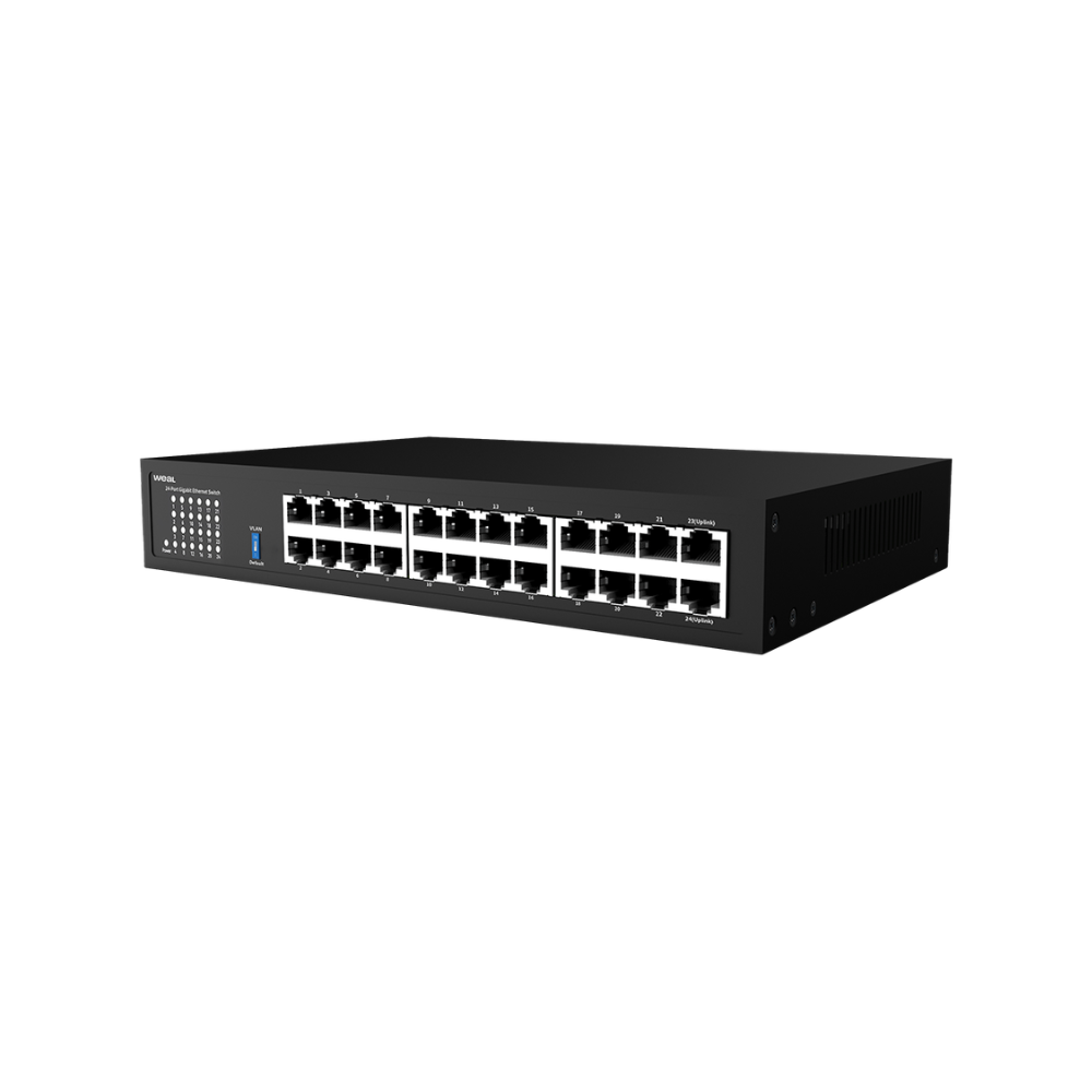 Switch Weal WGS-1024 Não Gerenciável 24 Portas Gigabit Ethernet