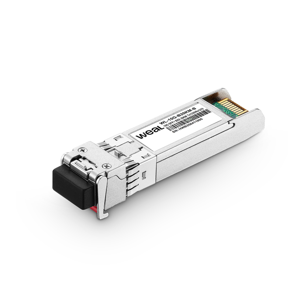 Kit Módulos Ópticos SFP+ BiDi 10G LC 20Km Weal WL-10G-B20Km A/B
