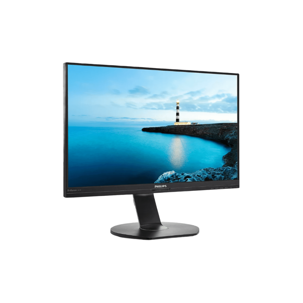 Monitor Philips 24” Ajustável com Painel IPS e Alta Resolução para Trabalho Confortável