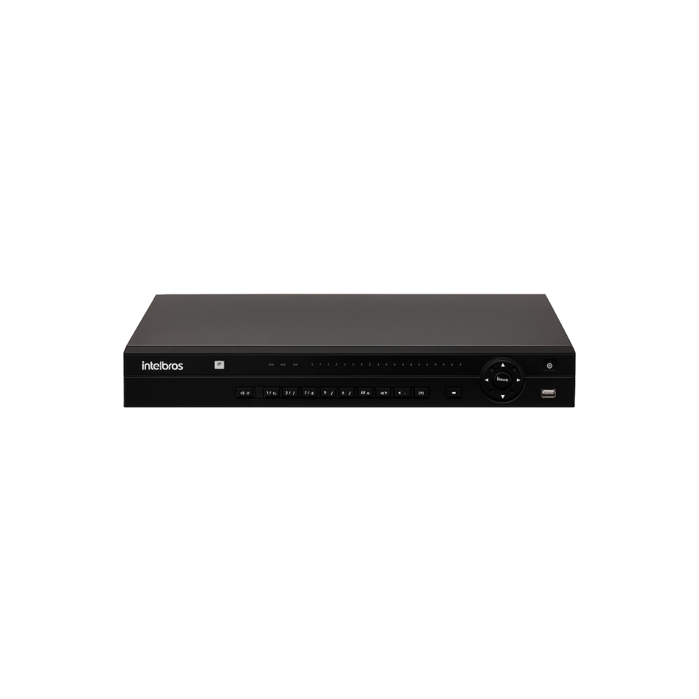 Gravador Intelbras NVD 1432 AM – NVR 32 Canais IP Full HD para Monitoramento de Segurança