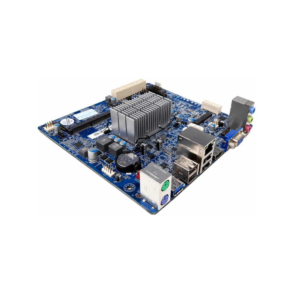 Placa Mãe PCWare IPX1800G2 Mini ITX com Processador Intel Celeron J1800 Dual Core DDR3 HDMI VGA Gigabit LAN