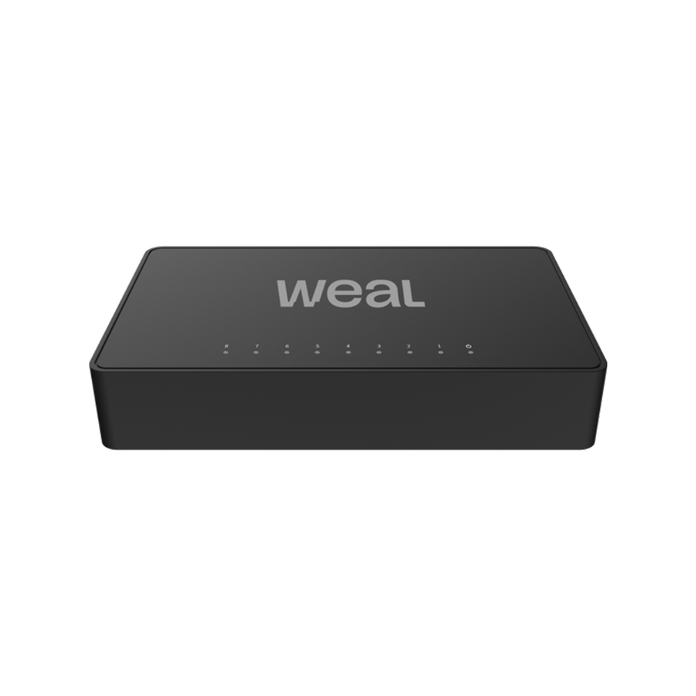 Switch Weal WGS-1008 Não Gerenciável 8 Portas Gigabit Ethernet 10/100/1000 Mbps