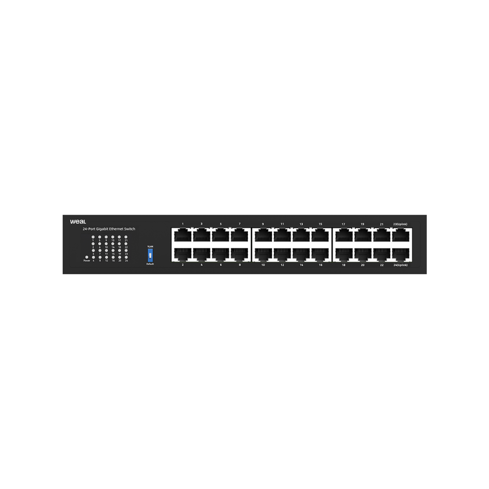 Switch Weal WGS-1024 Não Gerenciável 24 Portas Gigabit Ethernet
